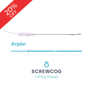 Hilos Espiculados Tensores Screwcog Arpón 18G 100mm 185 (1-0)