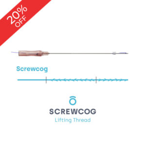 Hilos Espiculados Tensores Screwcog 19G 100mm 1.0 Cánula