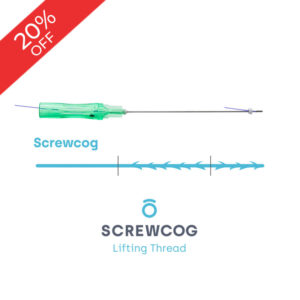 Hilos Espiculados Tensores Screwcog 21G 60mm 2.0 Cánula