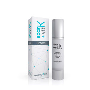 Spark + vit K crema reparadora pre y post-tratamientos